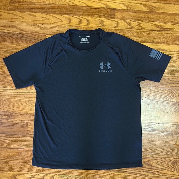 Under Armour Men's Dark Navy Freedom Tee - Picture 1 of 2